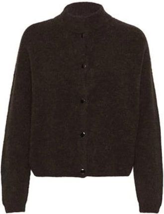 Gestuz C&aacute;rdigan Corto Alphagz Marr&oacute;n - Knitwear - Mujer - Marr&oacute;n - L