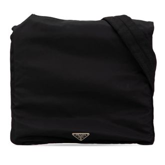 Prada Pre-owned Prada Tessuto Zip Top Crossbody IPJBAQ2SAS8Y5OZ9