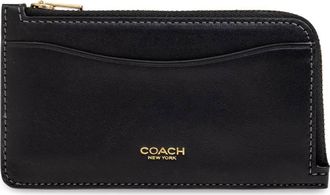 Coach New York Zip Leather Card Case