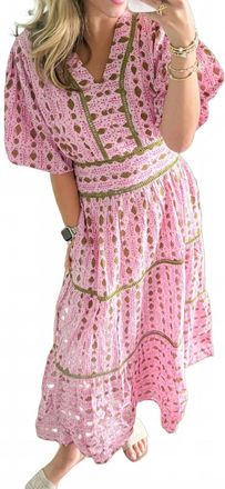 THML Clothing You Midi Dress In Pink