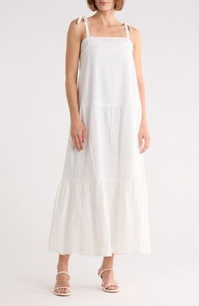 FRNCH Carlo Tie Strap Dress in Blanc at Nordstrom Rack, Size X-Small