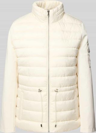 Lauren Ralph Lauren Steppjacke mit Stehkragen in Offwhite, Größe XL