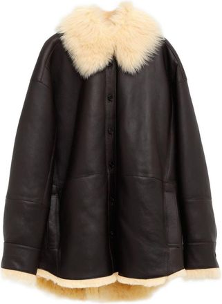 Acne Studios Leather Shearling Jacket