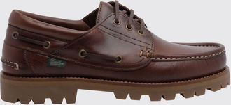 Paraboot Scarpe da barca Briac in pelle di vitello liscia con lacci