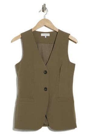Wayf Woven Vest in Olive at Nordstrom Rack, Size X-Large