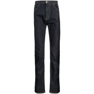 Emporio Armani Heren, Jeans, Blauw, Maat: W38 Katoen