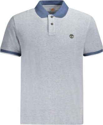 Timberland Klassiek Passend Poloshirt met Korte Mouwen - Heren - Polos - Blauw - S - Katoen - Tops