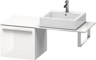 Duravit Armario Base Duravit X-large Para Consola 6533, 1 Caj&oacute;n, 500 Mm, Color (frente/cuerpo): Roble Oscuro Cepillado Chapa De Madera Aut&eacute;ntica - Xl653307272