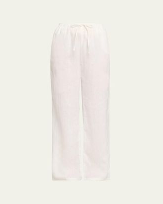 Aexae Linen Drawstring Pants