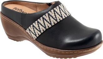 Softwalk Marion Platform Clog in Navy at Nordstrom, Size 10.5