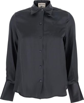 Semicouture Emilie zijden blouse - Grijs