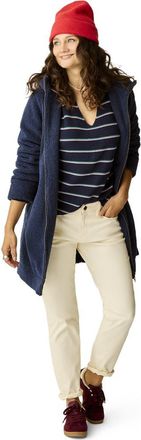 Carve Designs Indy Boucle Jacket in Navy at Nordstrom, Size Xx-Small