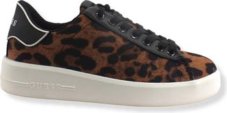 Guess Rockies Animalier Sneakers - Dames - Sneakers - Veelkleurig - 36 EU - Leer - Schoenen