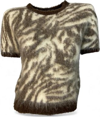 Vicolo Morro Short Sleeve Pullover - Dames - Ronde hals truien - Veelkleurig - M - Wol - Truien & Vesten
