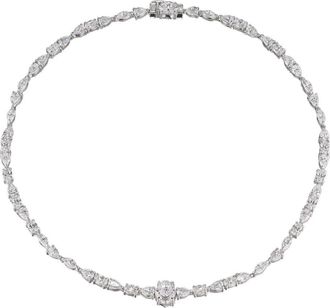 Anabela Chan Collana Spectra in oro bianco 18kt con diamanti - Argento
