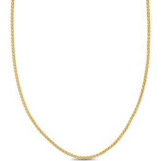 Bony Levy 14K Gold Wheat Chain Necklace in 14K Yellow Gold at Nordstrom, Size 22