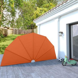 vidaXL Toldo Lateral Plegable Terraza Color Terracota 200 Cm Vidaxl