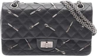 Chanel Pre-owned Vintage Schoudertas - Dames - Vintage Schoudertas - Zwart - ONE Size - Leer - Vintage