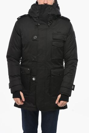 Nobis Puffer Jacket SHELBY in Solid Color with Front Button Closure Nobis