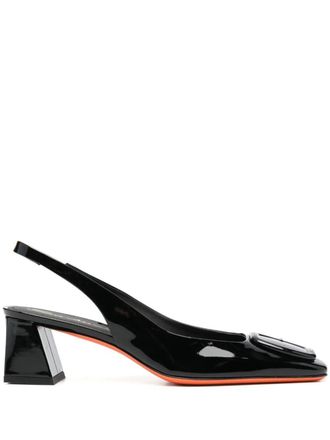 Santoni Lemon Sling Back