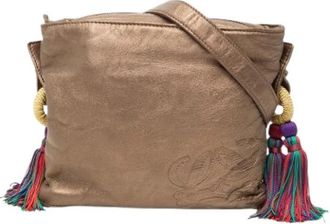Loewe Pre-owned Flamenco Crossbody Bag - Dames - Vintage Schoudertas - Bruin - ONE Size - Leer - Vintage