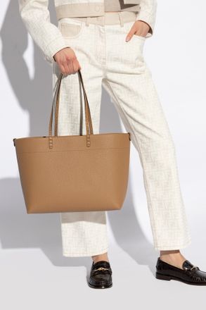 Fendi Bag Roll Medium Type Shopper, Womens, Brown