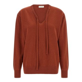 Dries Van Noten Truien & Vesten, Dames, Rood, XS, Kasjmier, Towie Sweater
