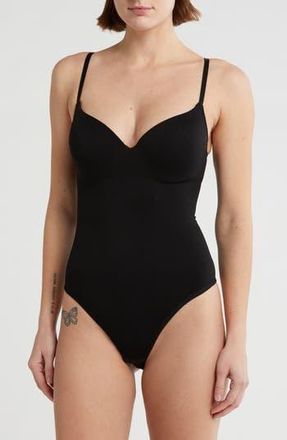 Skinny Girl Seamless Shaping Bodysuit in Black at Nordstrom Rack, Size X-Large