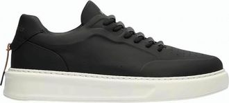 Barracuda Black Slip On Leather Sneakers