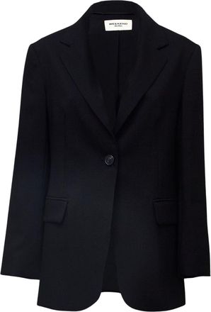 Weekend Wkdasta Tailored Notched Lapel Single-Breasted Blazer