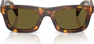 Prada Sunglasses Prc06 S 14 L09 Z Honey Tortoiseshell/Dark Brown Women