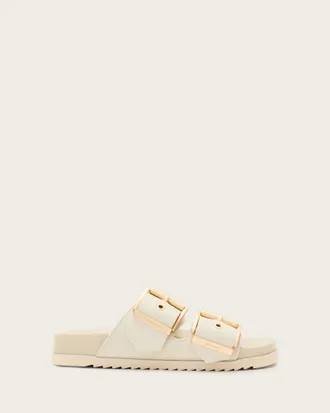 AllSaints Sian Leather Buckle Sandals