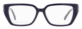 Swarovski SK5446 Swarovski Crystal-Set Eyeglasses - Navy