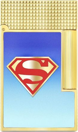 S.T. Dupont Superman embossed lighter - unisex - Brass - One Size - Gold