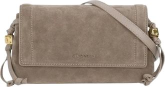Coccinelle Thess Mini Tas - Dames - Tassen - Beige - Maat: ONE Size Leer