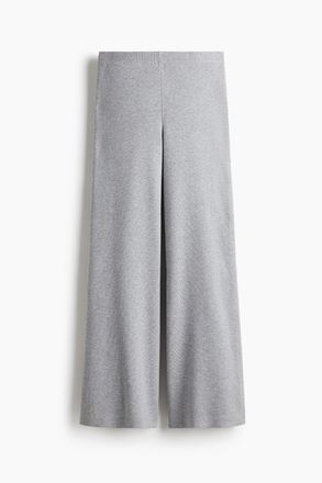 H&M Feinstrickhose - Graumeliert