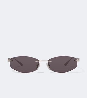 Balenciaga Occhiali da sole ovali D-Frame Nano