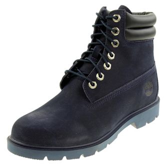 Timberland Mens 6 Inch WR Basic Fashion Boots, Black Nubuck, 9 UK