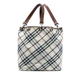 Burberry Tweedehands Nova Check Canvas Tote