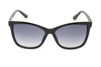 Guess GU7779 Cat-Eye Smoke Mirror Sunglasses - Black