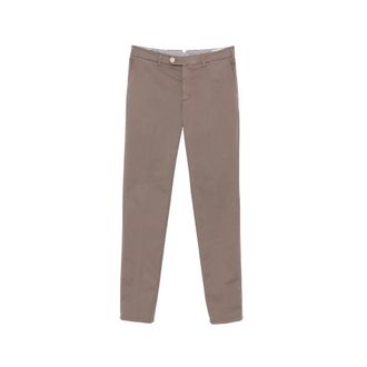 Brunello Cucinelli Comfort Gabardine Trousers - male - Brunello Cucinelli - Slim-fit Trousers - Gray - 5XL - Trousers