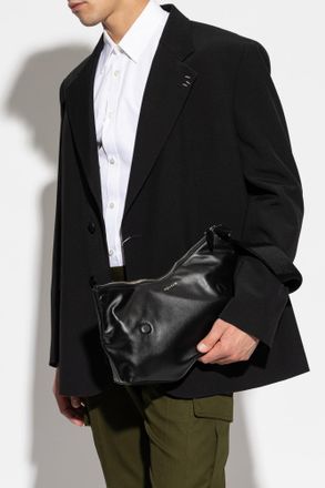 Alexander McQueen Dog Waist Bag Manta, Mens, Black