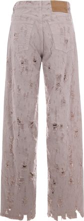 Haikure Womens Oversize Jeans Bethany Grey Cotton