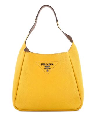 Prada Dynamique Vitello Daino Small hobo bag - Giallo
