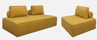 Sweeek Sweeek - Divano modulare in bouclé, 3 posti