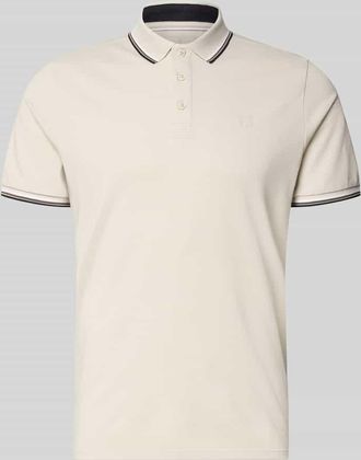 Ragman Modern Fit Poloshirt mit Logo-Print Modell Keep Dry in Offwhite, Gr&ouml;&szlig;e XXXL