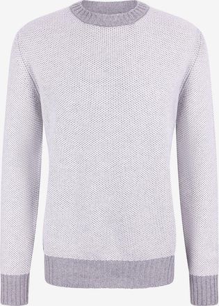 Gran Sasso Pullover mit Rundhalsausschnitt und Waffeltextur