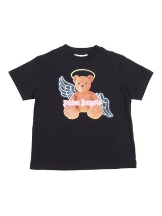 Palm Angels Pa Bear Angel T Shirt S/S Black Brown