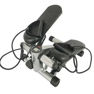 OEM M&aacute;quina De Step Para Fitness, Dise&ntilde;o Compacto, Resistencia Ajustable, Negro/gris