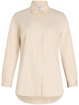 Patou tailored poplin shirt - women - Organic Cotton - 38 - Neutrals